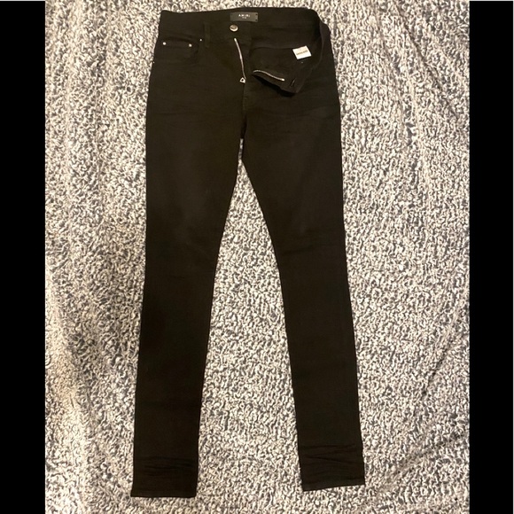 AMIRI RARE all black NWT skinny jeans NWT rare w30 - Picture 3 of 15